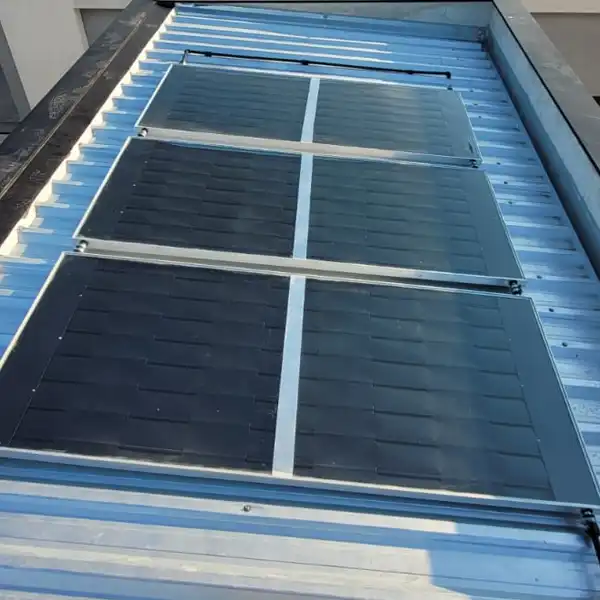 Instalação de Banho Solar de 600l